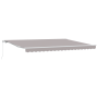 Toldo Manual Retráctil Gris Claro 450x350 cm de , Toldos - Ref: Foro24-3331145, Precio: 410,48 €, Descuento: %
