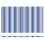 Toldo Retráctil Manual Azul y Blanco 500x300 cm de , Toldos - Ref: Foro24-3331193, Precio: 596,13 €, Descuento: %