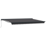 Toldo Retráctil Automático Antracita 500x300 cm de , Toldos - Ref: Foro24-3331214, Precio: 629,99 €, Descuento: %