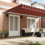 Toldo Retráctil Automático Naranja y Marrón 500x300 cm de , Toldos - Ref: Foro24-3331225, Precio: 465,91 €, Descuento: %