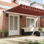 Toldo Retráctil Automático Naranja y Marrón 500x300 cm de , Toldos - Ref: Foro24-3331230, Precio: 436,37 €, Descuento: %