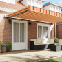 Toldo Retráctil Automático Amarillo y Naranja 500x300 cm de , Toldos - Ref: Foro24-3331249, Precio: 463,37 €, Descuento: %