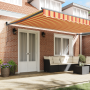 Toldo Retráctil Automático Crema y Naranja 500x300 cm de , Toldos - Ref: Foro24-3331254, Precio: 435,91 €, Descuento: %