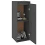 Wandschränke 2 Stück massives graues Kiefernholz 30x30x80 cm von vidaXL, Regale und Regale - Ref: Foro24-813500, Preis: 58,78...