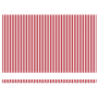 Toldo Retráctil Manual Rayas Rojas y Blancas 500x300 cm de , Toldos - Ref: Foro24-3331273, Precio: 607,65 €, Descuento: %