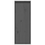 Wandschränke 2 Stück massives graues Kiefernholz 30x30x80 cm von vidaXL, Regale und Regale - Ref: Foro24-813500, Preis: 58,78...