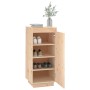 Armario zapatero de madera maciza de pino 35x35x80 cm de vidaXL, Zapateros y organizadores de calzado - Ref: Foro24-813535, P...