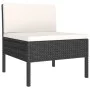Garden furniture set 9 pieces and black synthetic rattan cushions by vidaXL, Garden sets - Ref: Foro24-3094424, Price: 794,29...