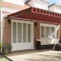 Toldo Retráctil Automático Naranja y Marrón 600x300 cm de , Toldos - Ref: Foro24-3331595, Precio: 477,91 €, Descuento: %