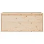 Wandschrank aus massivem Kiefernholz, 80 x 30 x 35 cm von vidaXL, Regale und Regale - Ref: Foro24-813455, Preis: 58,62 €, Rab...