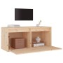 Wandschrank aus massivem Kiefernholz, 80 x 30 x 35 cm von vidaXL, Regale und Regale - Ref: Foro24-813455, Preis: 59,18 €, Rab...