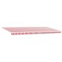 Toldo Retráctil Manual con Rayas LED en Rojo y Blanco 600x300 cm de , Toldos - Ref: Foro24-3331610, Precio: 443,57 €, Descuen...