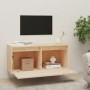 Armario de pared de madera maciza de pino 80x30x35 cm de vidaXL, Estantes y estanterías - Ref: Foro24-813455, Precio: 59,18 €...