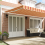 Toldo Retráctil Amarillo y Naranja 600x350 cm de , Toldos - Ref: Foro24-3331711, Precio: 695,82 €, Descuento: %