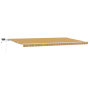 Toldo Retráctil Manual con Raya Multicolor LED 600x350 cm de , Toldos - Ref: Foro24-3331734, Precio: 722,73 €, Descuento: %