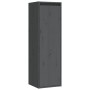 Wall cabinets 2 pcs solid gray pine wood 30x30x100 cm by vidaXL, Shelves and shelves - Ref: Foro24-813510, Price: 103,43 €, D...