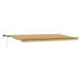 Toldo Retráctil Manual con Rayas Multicolor LED 600x350 cm de , Toldos - Ref: Foro24-3331738, Precio: 592,55 €, Descuento: %
