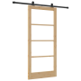 Puerta Deslizante con Juego de Herrajes 'ORKDAL'Madera Maciza y Vidrio de , Puertas para el hogar - Ref: Foro24-3332007, Prec...