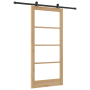 Puerta Deslizante con Juego de Herrajes 'ORKDAL'Madera Maciza y Vidrio de , Puertas para el hogar - Ref: Foro24-3332007, Prec...
