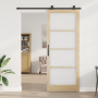 Puerta Deslizante con Juego de Hardware 'ORKDAL'Madera Maciza & Vidrio de , Puertas para el hogar - Ref: Foro24-3332011, Prec...