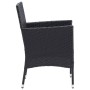 5-piece garden dining set with black synthetic rattan cushions by vidaXL, Garden sets - Ref: Foro24-3094974, Price: 344,77 €,...