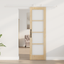 Puerta Corrediza con Juego de Herrajes 'ORKDAL'Madera Sólida y Vidrio de , Puertas para el hogar - Ref: Foro24-3332069, Preci...