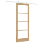 Puerta Deslizante con Juego de Herrajes 'ORKDAL'Madera Sólida y Vidrio de , Puertas para el hogar - Ref: Foro24-3332083, Prec...