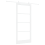 Puerta Deslizante con Hardware 'ORKDAL'Blanca de Madera Sólida y Vidrio de , Puertas para el hogar - Ref: Foro24-3332094, Pre...
