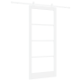 Puerta Deslizante con Hardware 'ORKDAL'Blanca de Madera Sólida y Vidrio de , Puertas para el hogar - Ref: Foro24-3332094, Pre...
