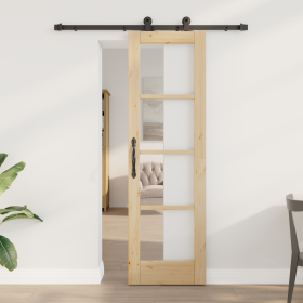 Puerta Corrediza con juego de hardware ORKDAL 61x198.5 cm de , Puertas para el hogar - Ref: Foro24-3332097, Precio: 179,98 €,...