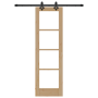 Juego de Puerta Deslizante con hardware 61x198.5 cm de madera