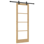 Juego de Puertas Deslizantes 78x211 cm Madera Maciza de Pino de , Puertas para el hogar - Ref: Foro24-3332273, Precio: 209,37...