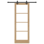 Juego de Puertas Deslizantes 78x211 cm Madera Maciza de Pino de , Puertas para el hogar - Ref: Foro24-3332273, Precio: 209,37...