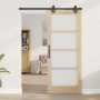 Puerta corrediza con herrajes 83x202 cm Madera maciza de pino de , Puertas para el hogar - Ref: Foro24-3332277, Precio: 210,7...