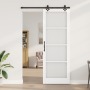 Puerta Deslizante con Juego de Herrajes Blanca 83x232 cm Madera Sólida de Pino de , Puertas para el hogar - Ref: Foro24-33322...