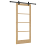 Puerta Corrediza  con Juego de Hardware 86x198.5 cm Madera Sólida de Pino | Foro24.es | Tu tienda online para hogar, jardín y más Foro24.es
