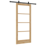 Puerta Corrediza  con Juego de Hardware 86x198.5 cm Madera Sólida de Pino | Foro24.es | Tu tienda online para hogar, jardín y más Foro24.es