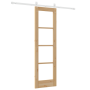Puerta Corredera con Juego de Herrajes 61x198.5 cm de Madera Sólida de Pino de , Puertas para el hogar - Ref: Foro24-3332349,...