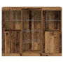 Aparador con Luces LED Madera Vintage 123x37x100 cm de , Aparadores - Ref: Foro24-3333119, Precio: 211,64 €, Descuento: %
