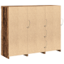 Aparador con Luces LED Madera Vintage 123x37x100 cm de , Aparadores - Ref: Foro24-3333119, Precio: 211,64 €, Descuento: %