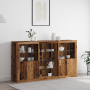 Aparador con Luces LED Madera Vieja 181.5x37x100 cm de , Aparadores - Ref: Foro24-3333125, Precio: 259,70 €, Descuento: %