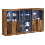 Aparador con Luces LED Madera Vieja 181.5x37x100 cm de , Aparadores - Ref: Foro24-3333125, Precio: 259,70 €, Descuento: %