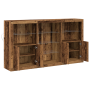 Aparador con Luces LED Madera Vieja 181.5x37x100 cm de , Aparadores - Ref: Foro24-3333125, Precio: 259,70 €, Descuento: %