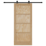 Puerta corrediza  con juego de hardware 86x198.5 cm Madera de Pino maciza | Foro24.es | Tu tienda online para hogar, jardín y más Foro24.es