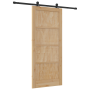 Puerta corrediza  con juego de hardware 86x198.5 cm Madera de Pino maciza | Foro24.es | Tu tienda online para hogar, jardín y más Foro24.es