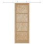 Puerta Corredera con Juego de Herrajes 'ORKDAL'Madera Maciza de Pino de , Puertas para el hogar - Ref: Foro24-3333416, Precio...