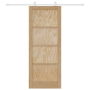 Puerta Deslizante con Juego de Herrajes 'ORKDAL'Madera Maciza de Pino de , Puertas para el hogar - Ref: Foro24-3333422, Preci...