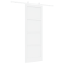 Puerta Corredera con Juego de Herrajes 'ORKDAL'Blanca Madera Maciza Pino de , Puertas para el hogar - Ref: Foro24-3333425, Pr...