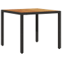 Conjunto de Muebles de Comedor Set de 3 Negro Madera Duradero