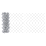 Cerca de Eslabones de Cadena con 10 Postes en U Plata 0.8x10 m Acero de , Postes de cerca - Ref: Foro24-3336295, Precio: 76,3...